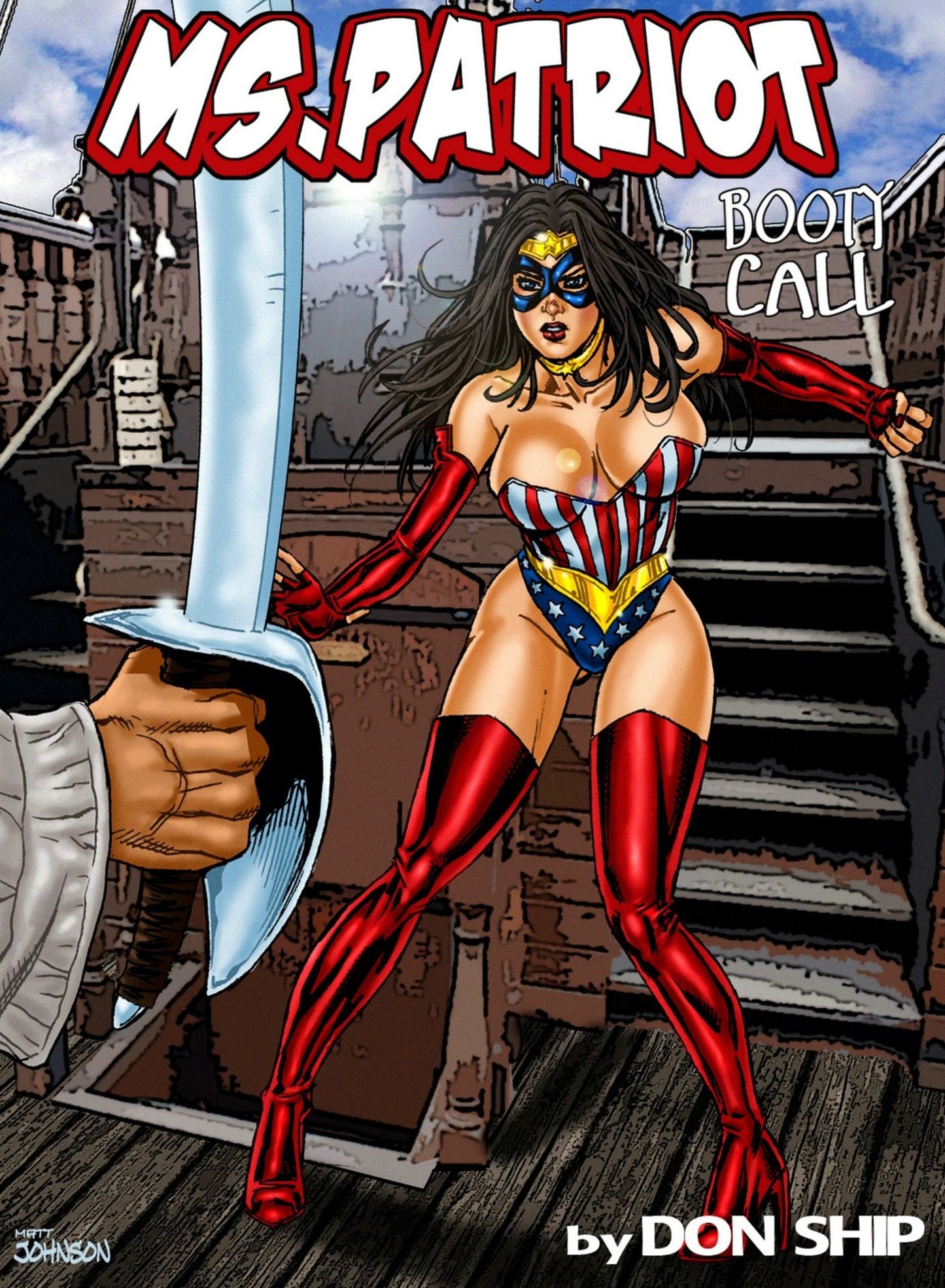 Ms Patriot: Booty Call (Grimme City Super Heroines in Peril)