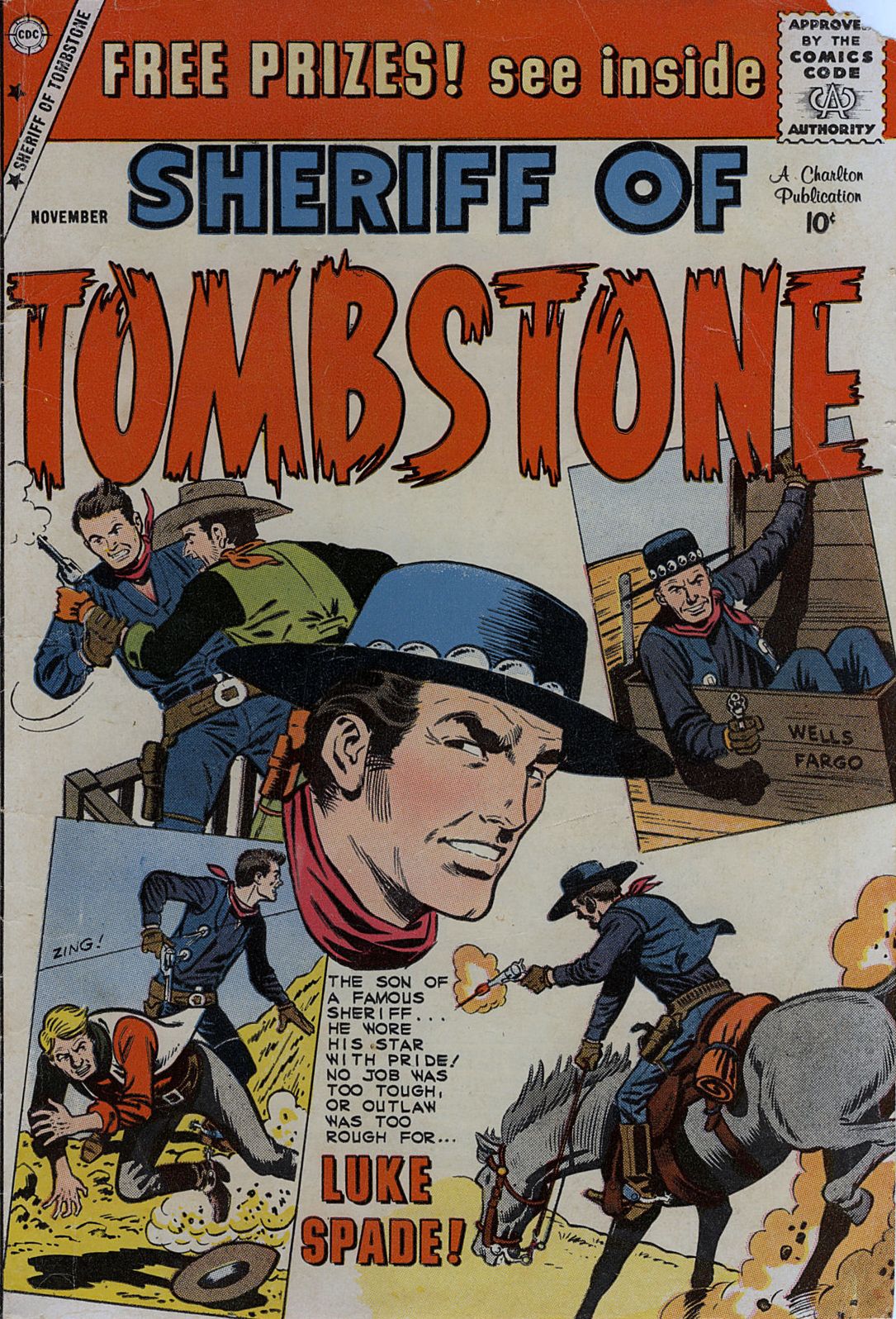 Sheriff of Tombstone Number 6 Western Comic Book