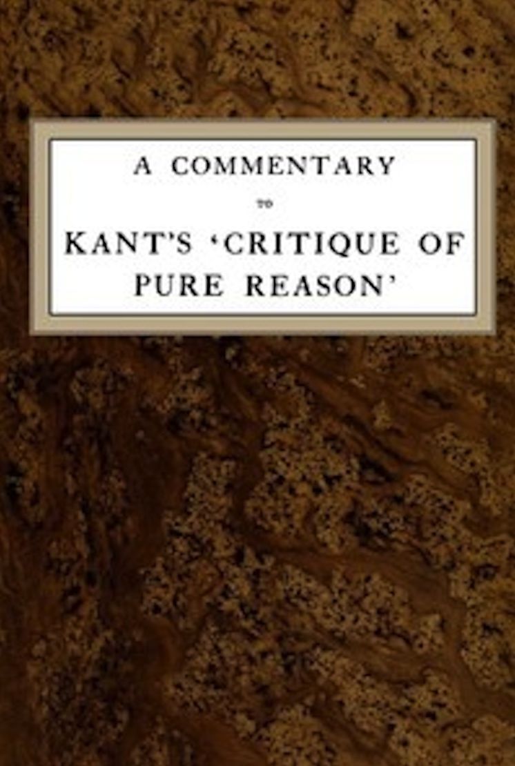 A Commentary to Kant's 'Critique of Pure Reason' (Illustrated)