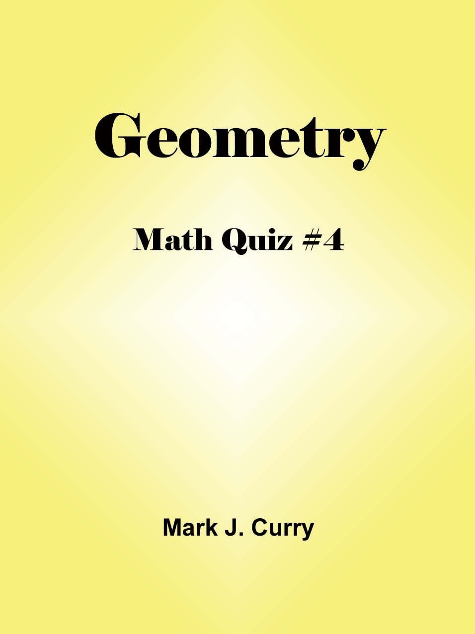 Math Quiz #4: Geometry
