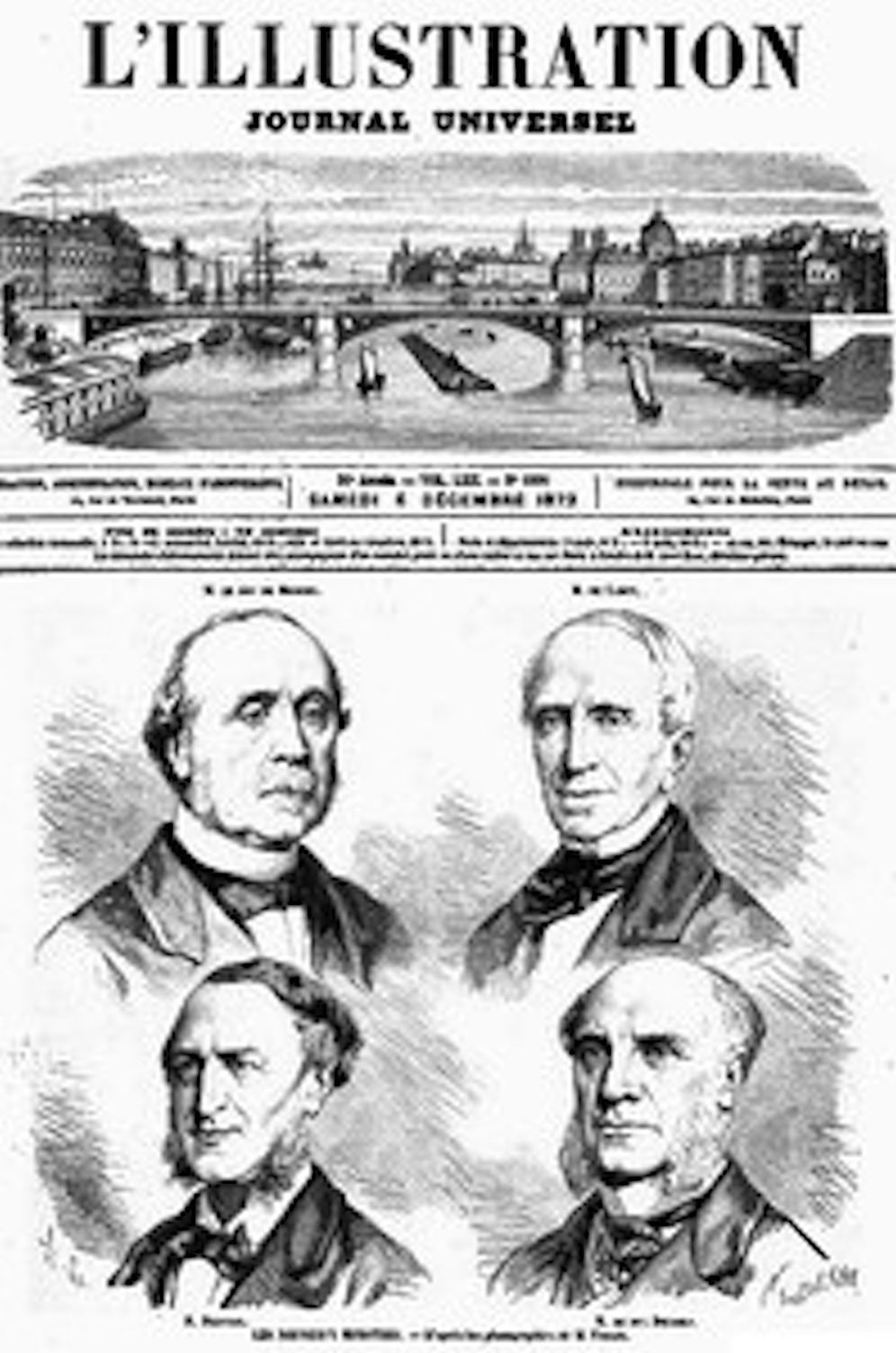 L'Illustration, No. 1606, 6 d&eacute;cembre 1873 (Illustrated)