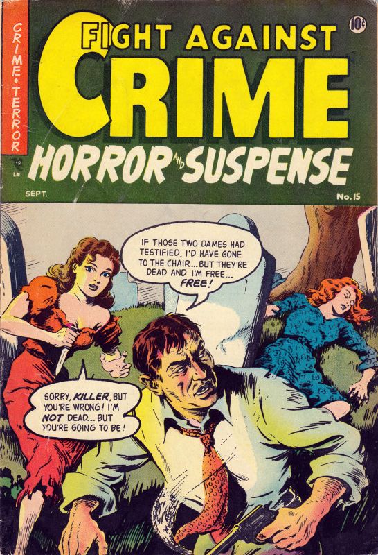 Fight Against Crime Number 15 Crime Comic Book