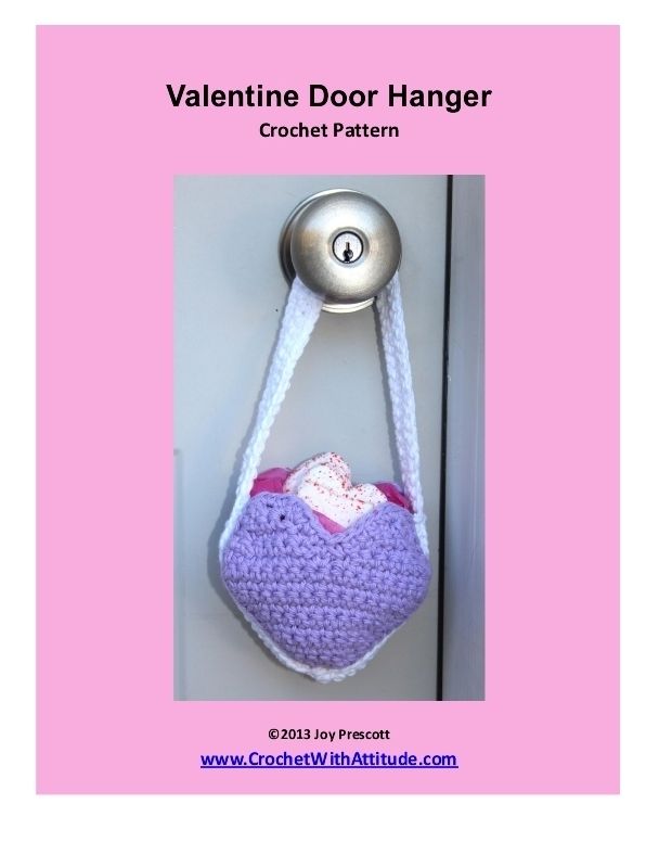 Valentine Door Hanger Crochet Pattern