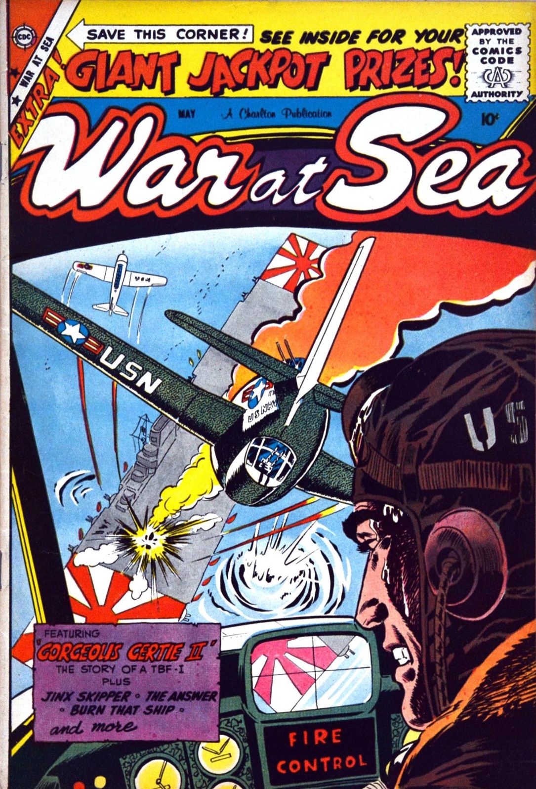 War at Sea Number 30 War Comic Book