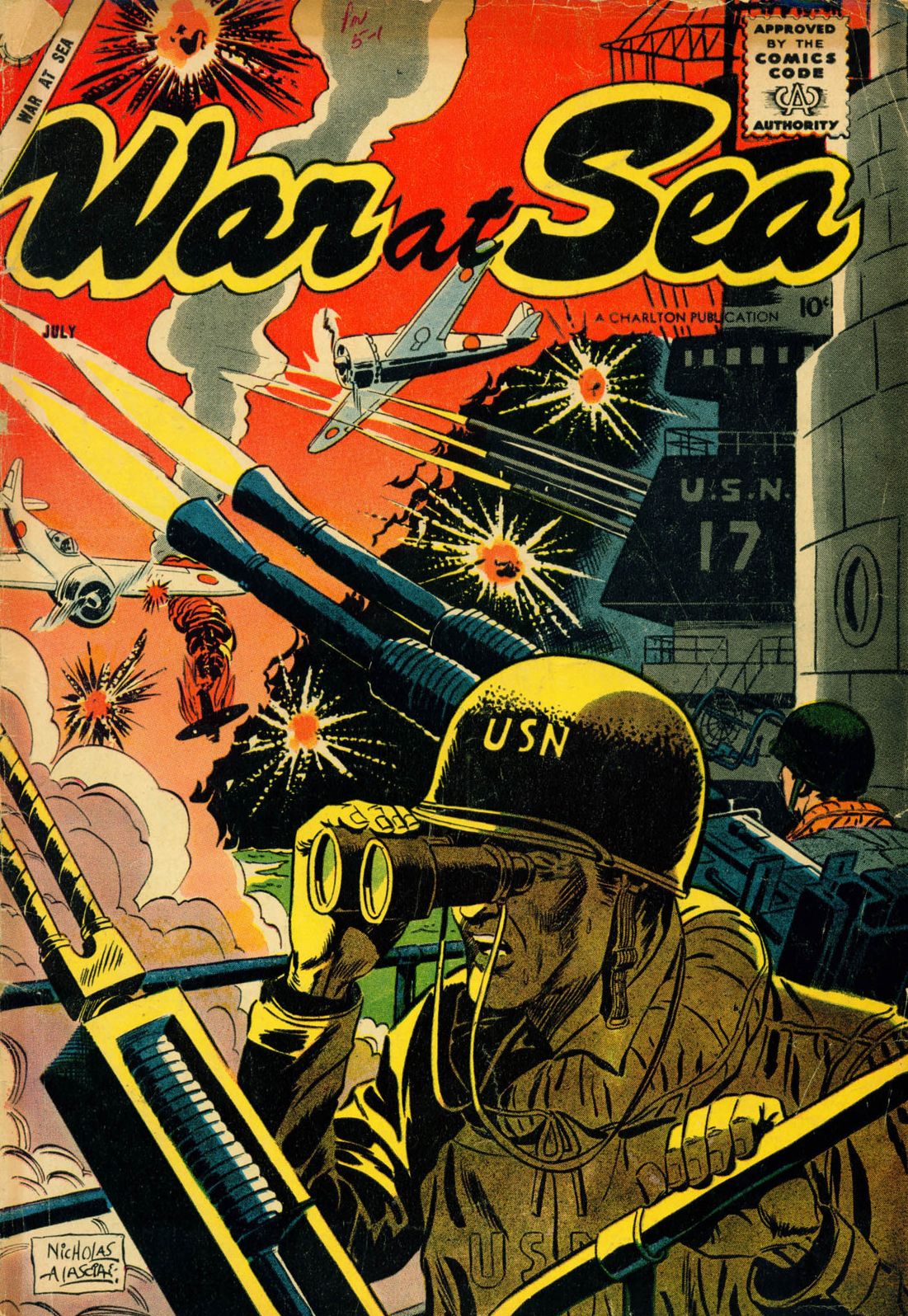 War at Sea Number 26 War Comic Book