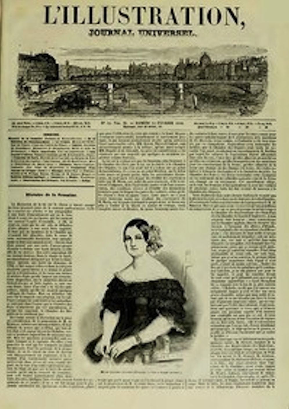L'Illustration, No. 0052, 24 F&eacute;vrier 1844 (Illustrated)
