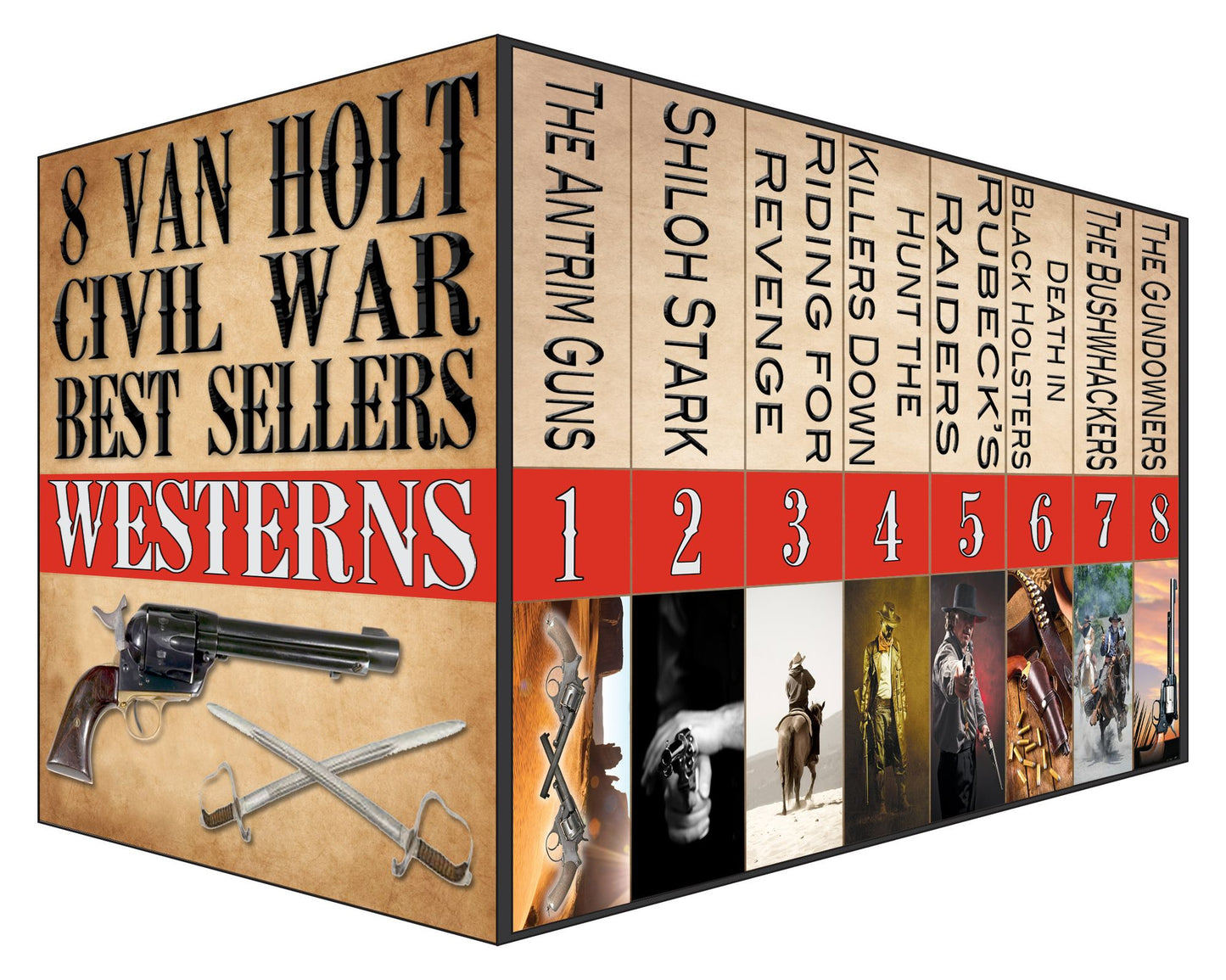 8 Van Holt Best Selling Civil War westerns Boxed Set
