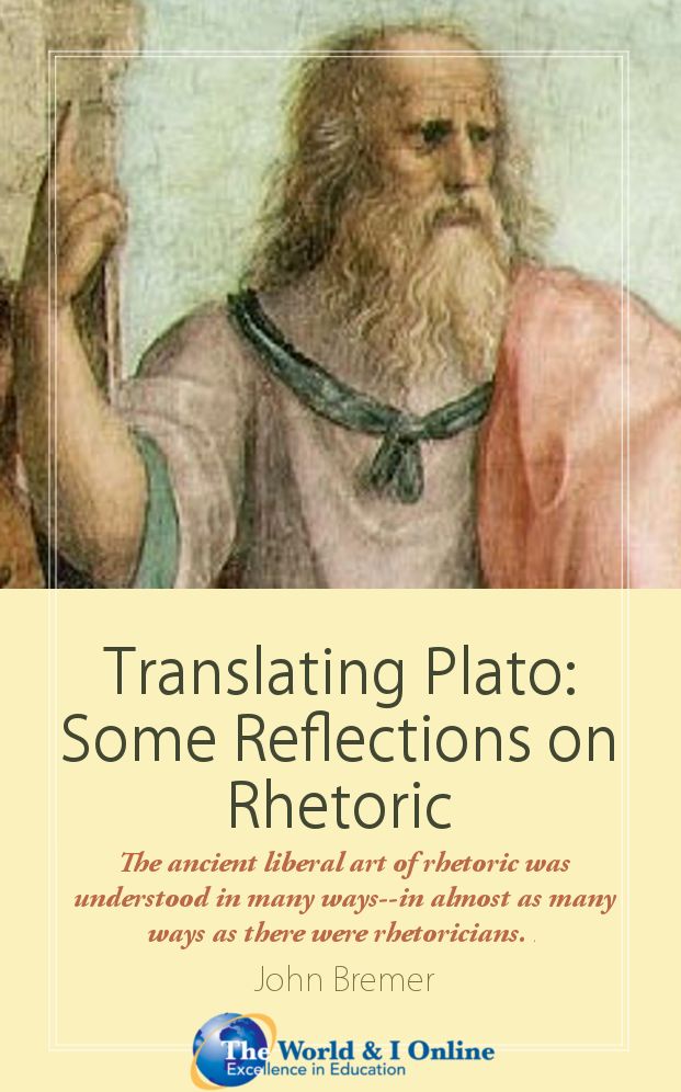 Translating Plato: Some Reflections on Rhetoric