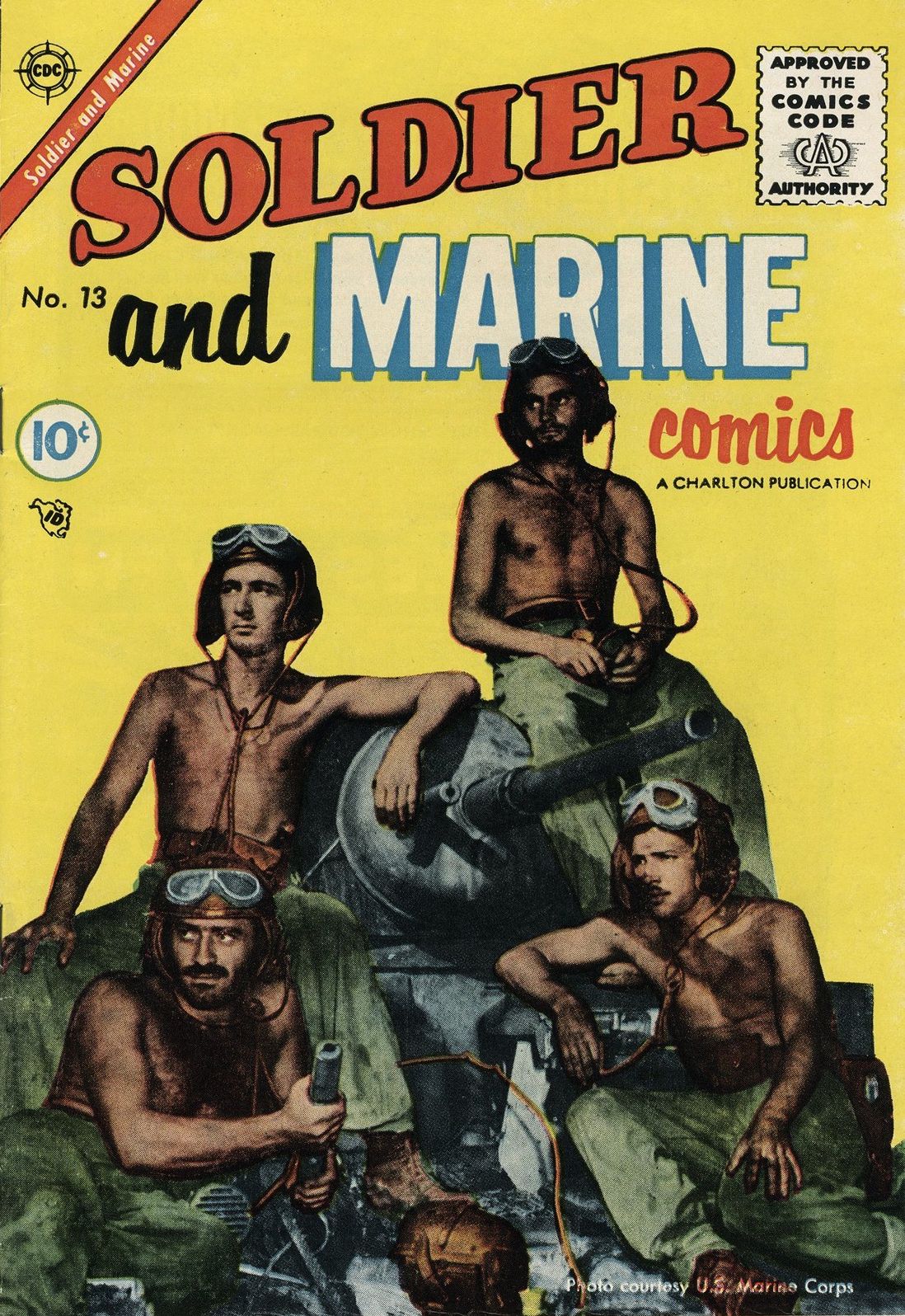 Soldier and Marine Comics Number 13 War Comic Book