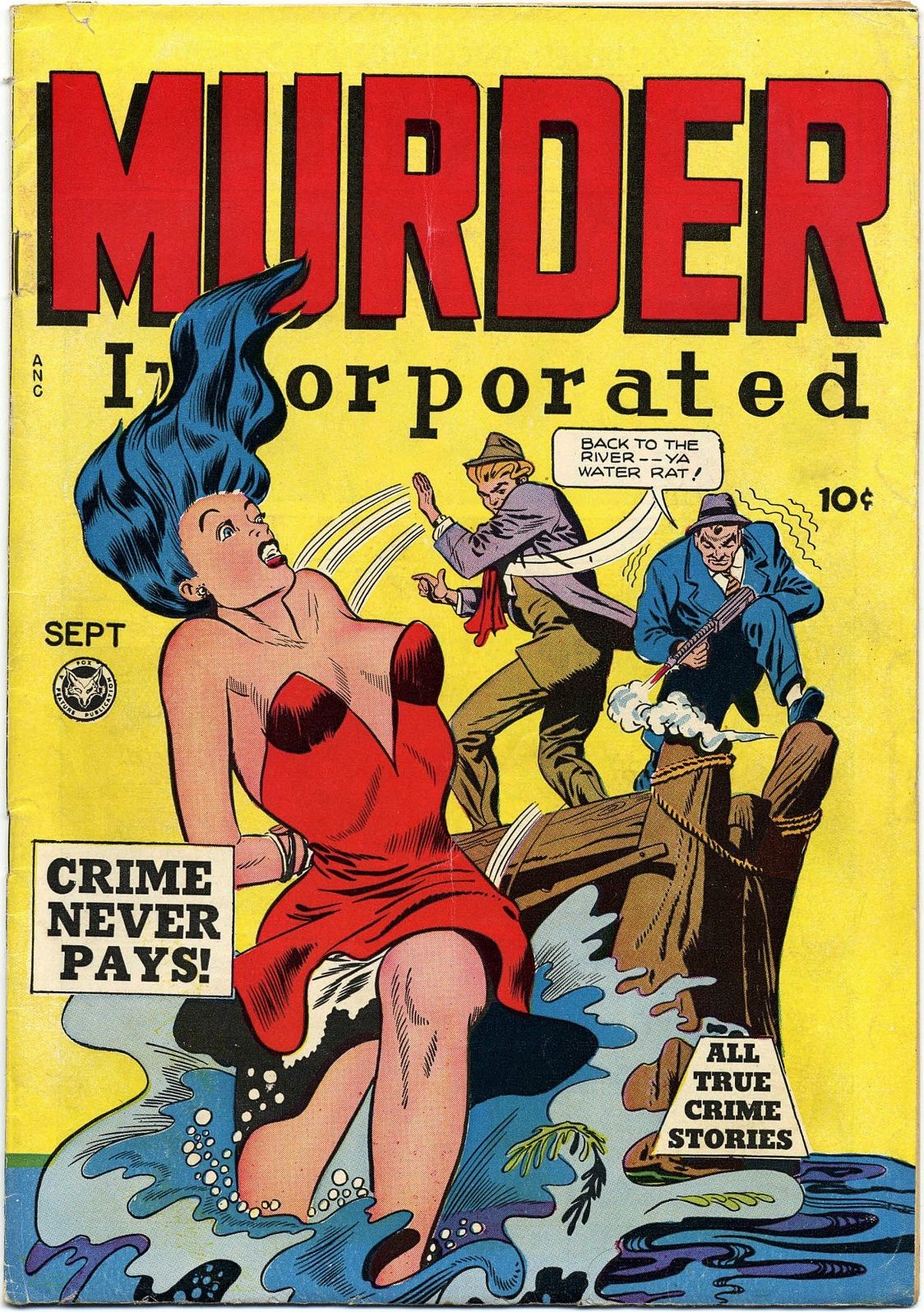 Murder Incorporated Number 5 Crime Comic Book