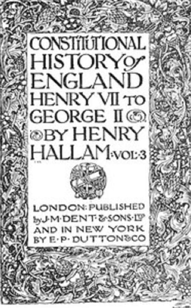 Constitutional History of England