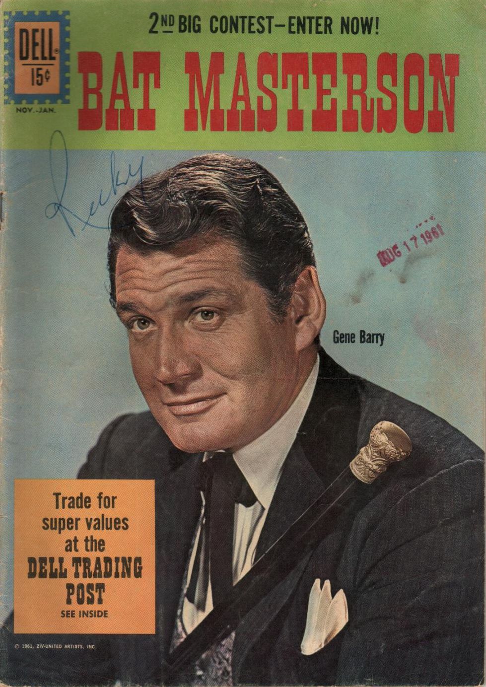 Bat Masterson Number 9 Western Comic Book