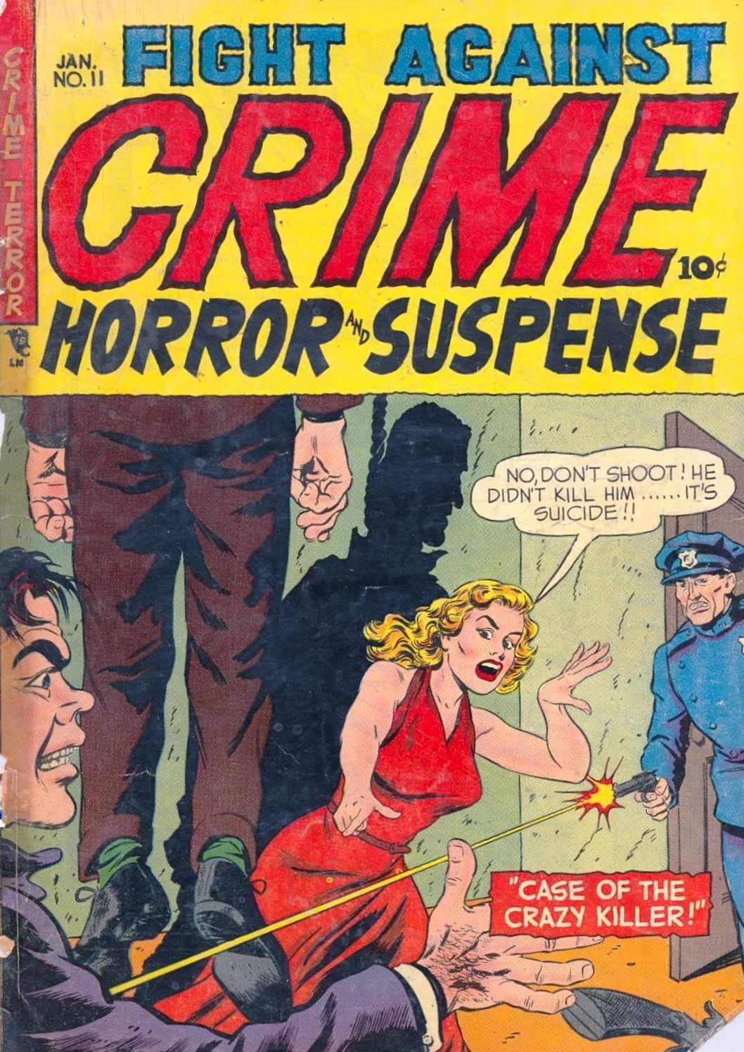Fight Against Crime Number 11 Crime Comic Book