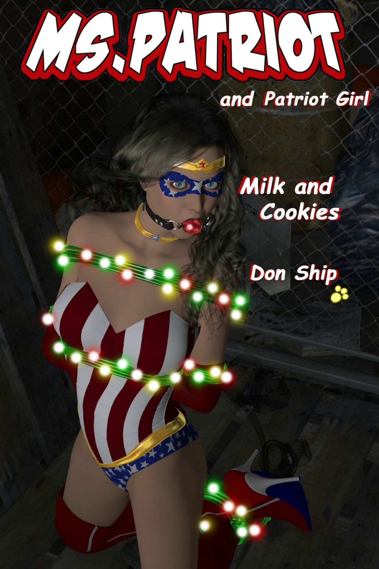 Ms Patriot: Milk and Cookies (Grimme City Super Heroines in Peril)