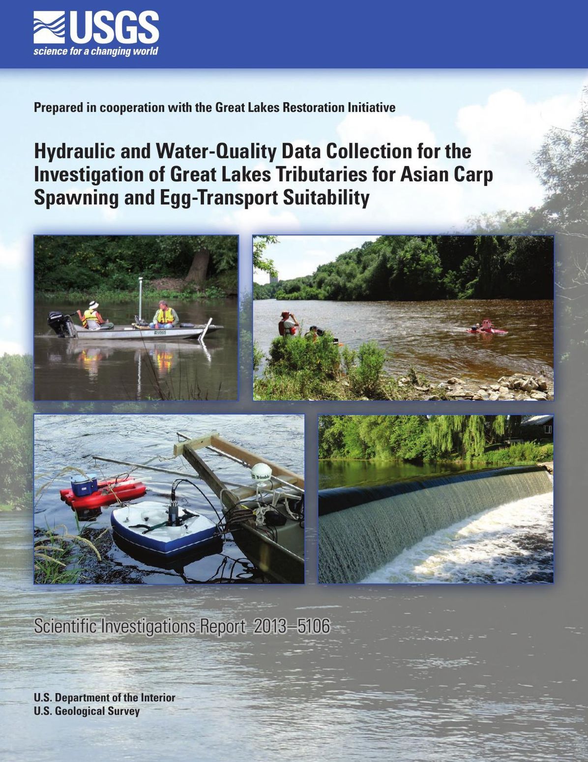 Hydraulic and Water-Quality Data Collection for the Investigation of Great Lakes Tributaries for Asian Carp Spawning and Egg-Transport Suitability