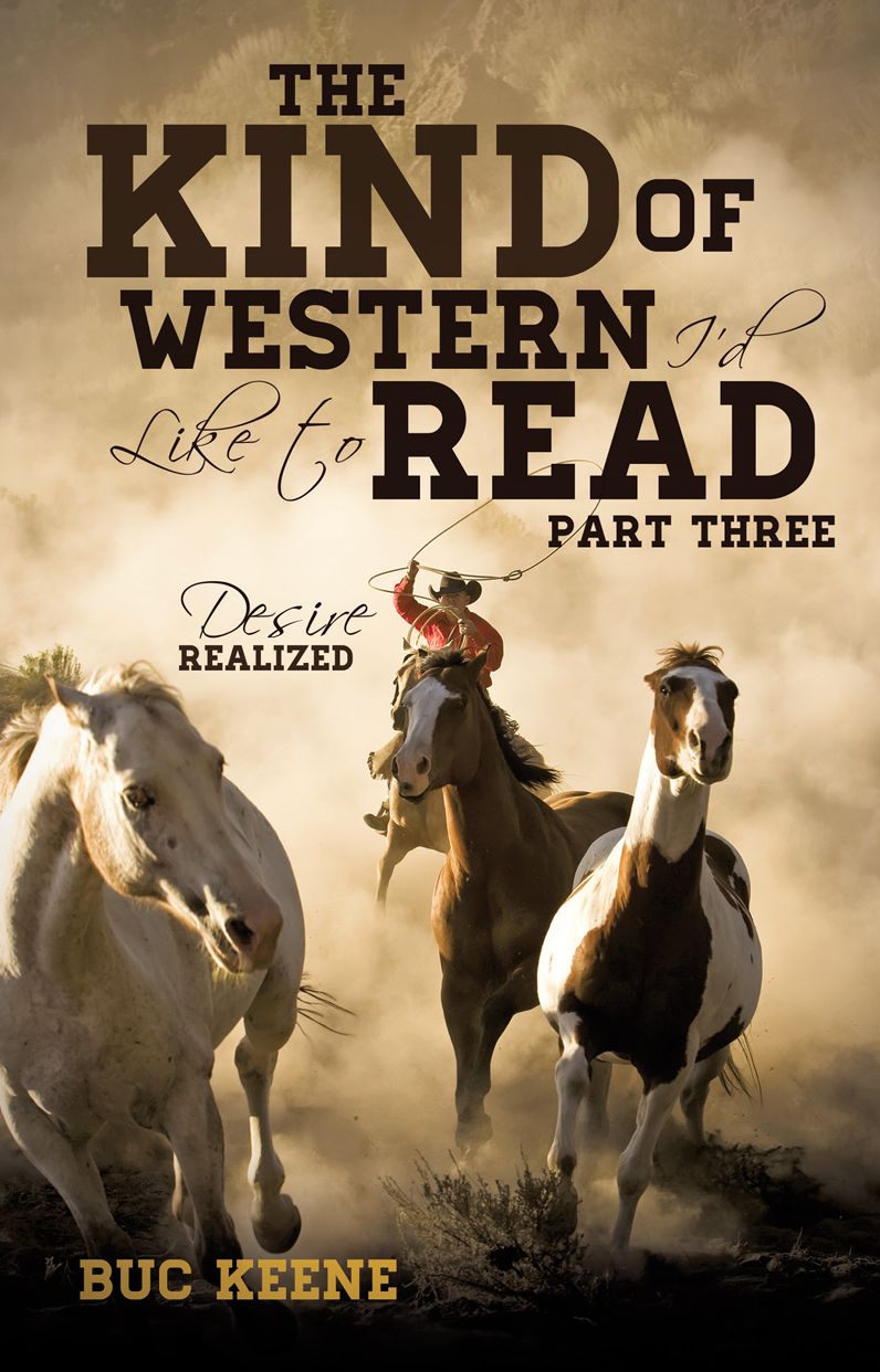 THE KIND OF WESTERN I'D LIKE TO READ- PART THREE