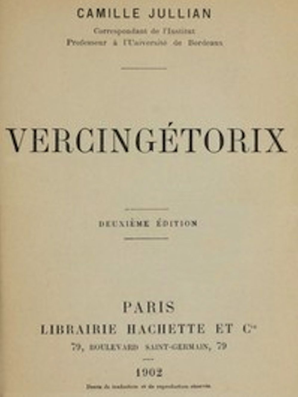 Vercing&eacute;torix (Illustrated)