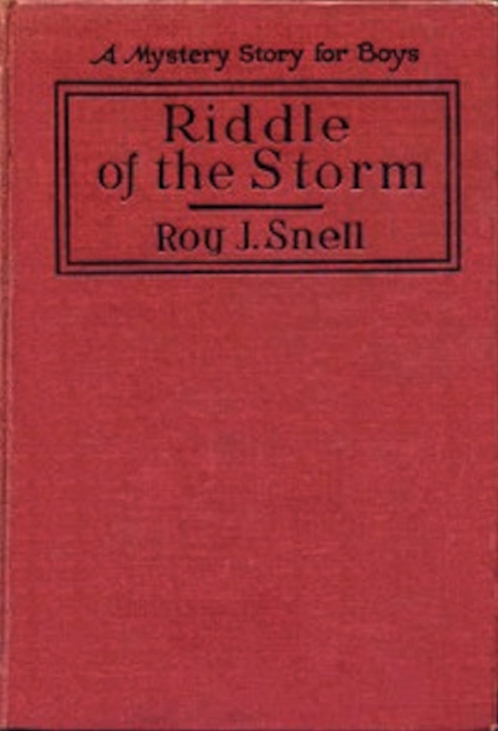 Riddle of the Storm (Illustrated)