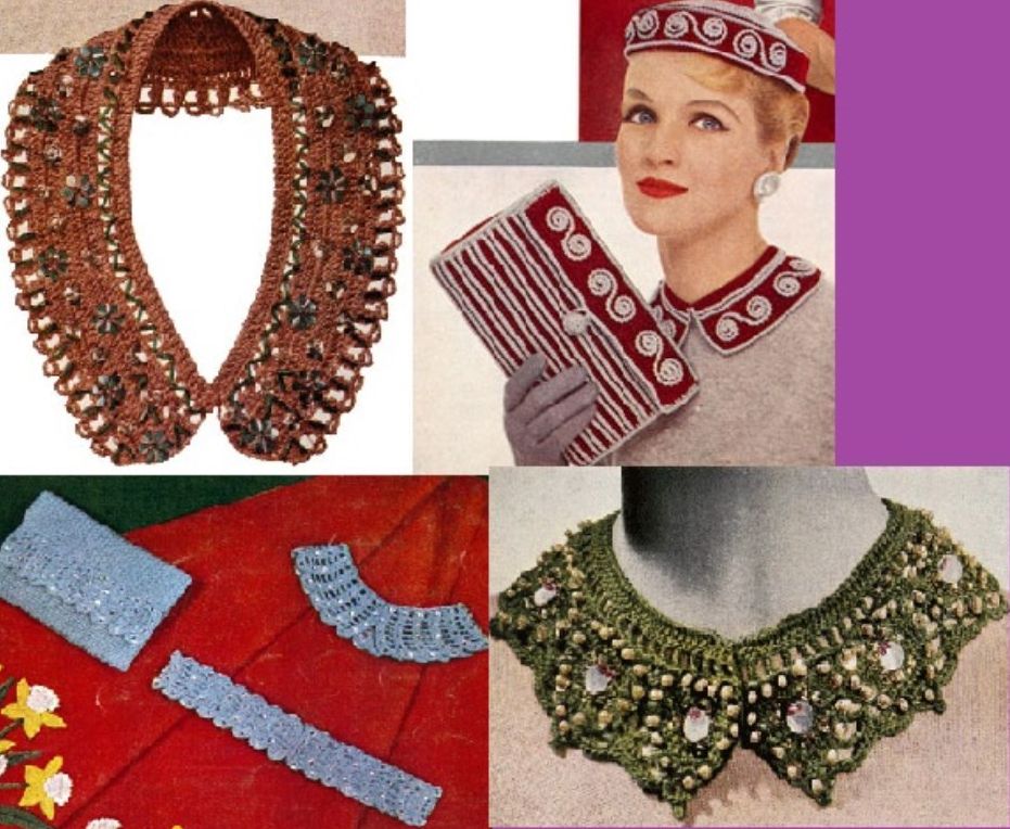 Patrones de ganchillo con joyas y fantasia Vintage Collar – perfecto ganchillo regalos