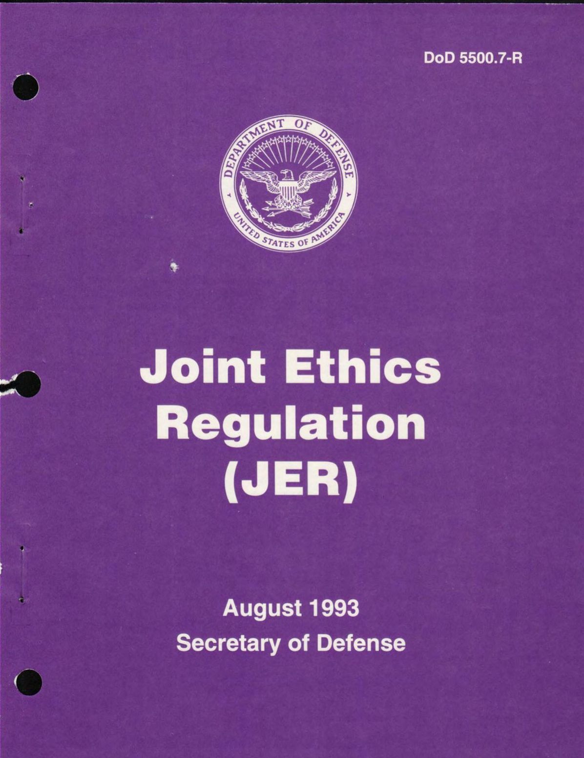 Joint Ethics Regulation