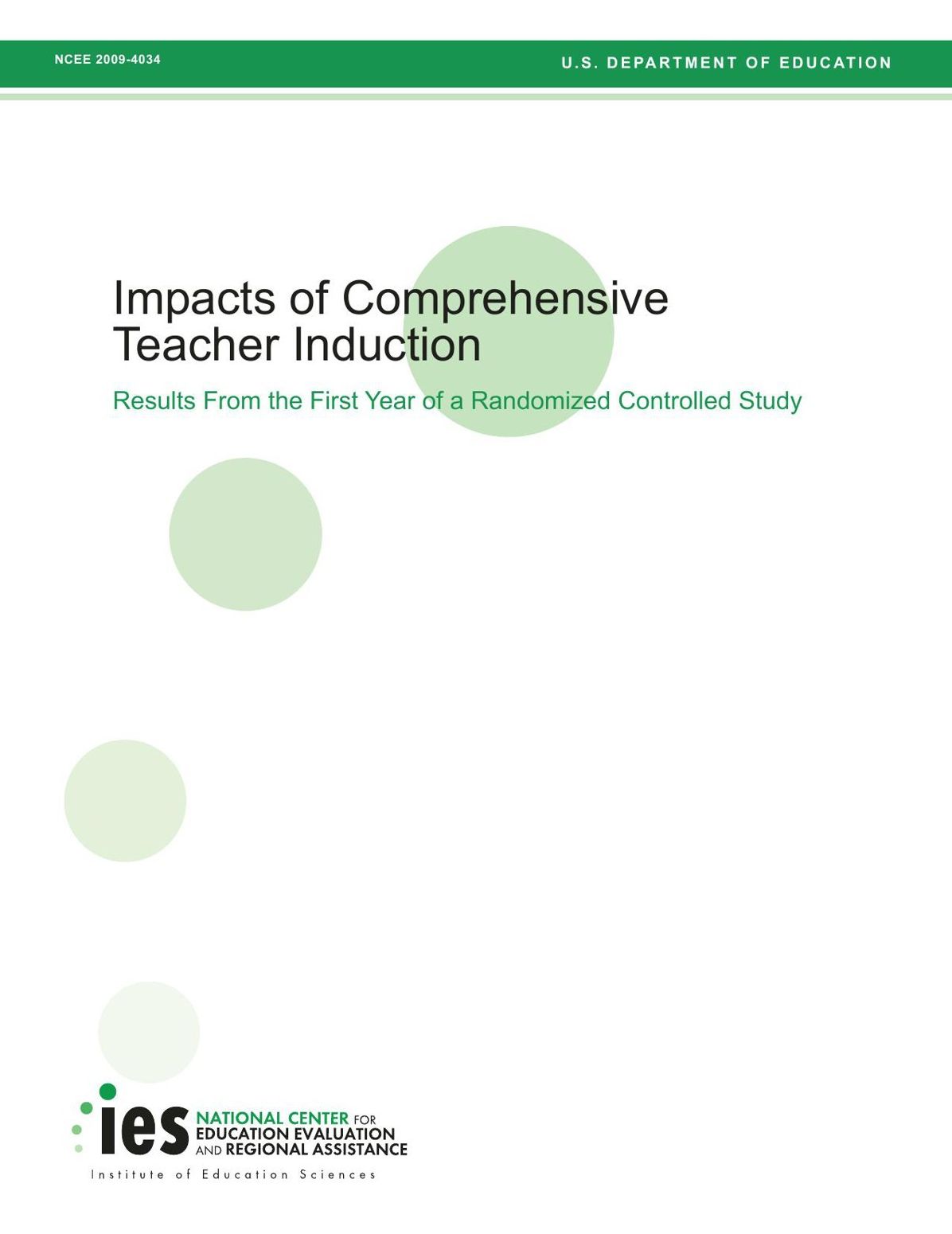 Impacts of Comprehensive Teacher Induction