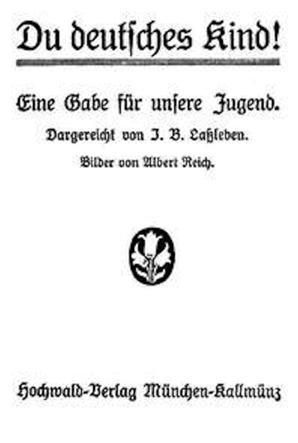 Du deutsches Kind (Illustrated)