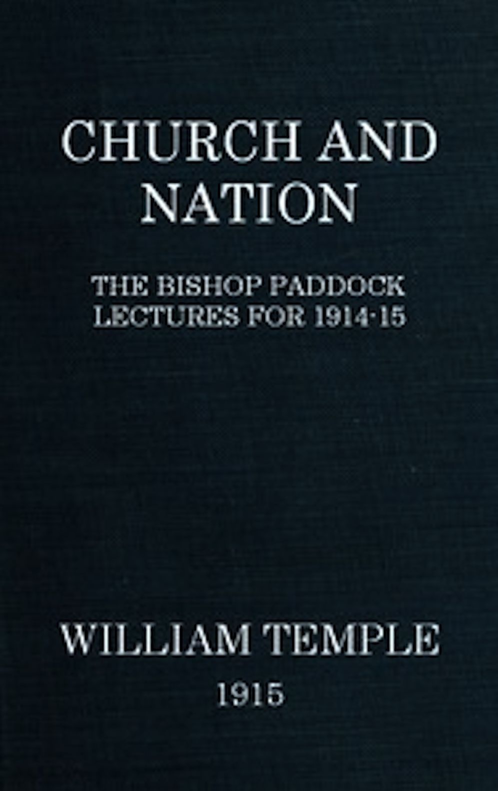 Church and Nation