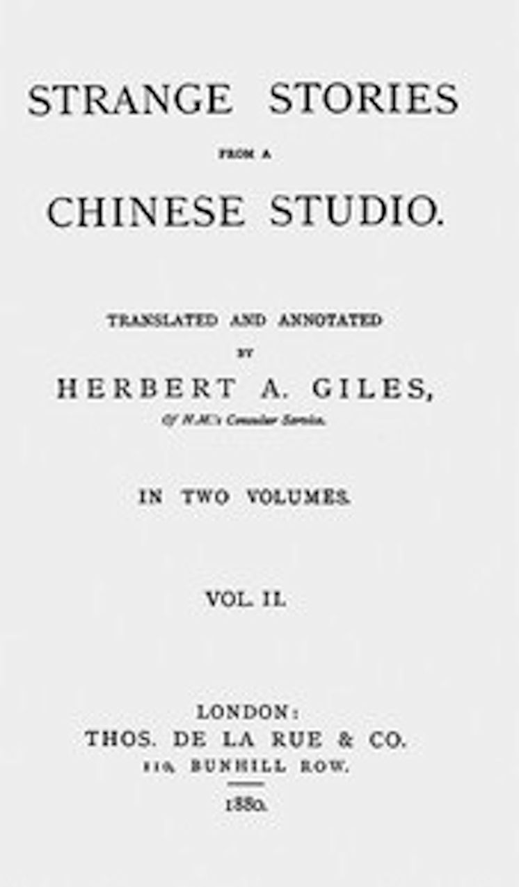 Strange Stories from a Chinese Studio vol. II (of 2)
