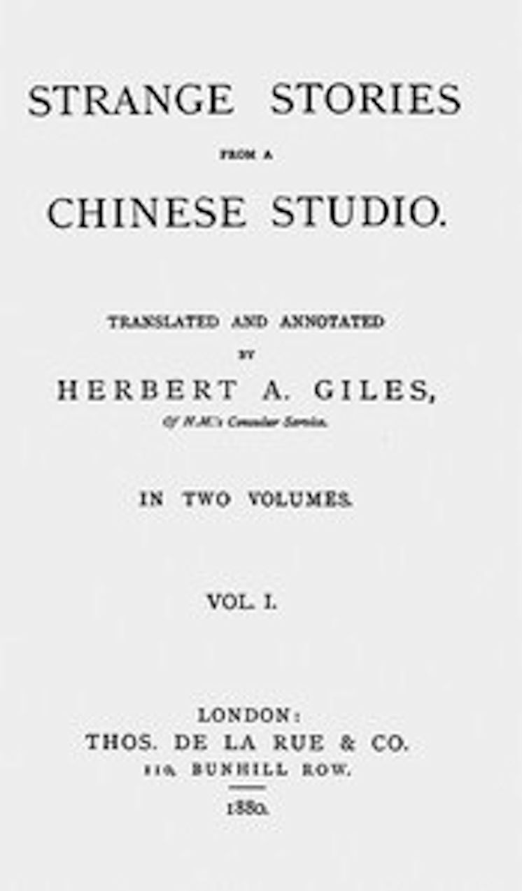 Strange Stories from a Chinese Studio Vol. I (of 2)