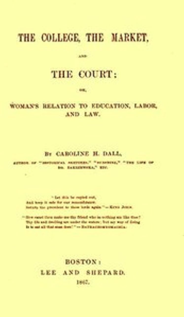 The College, the Market, and the Court