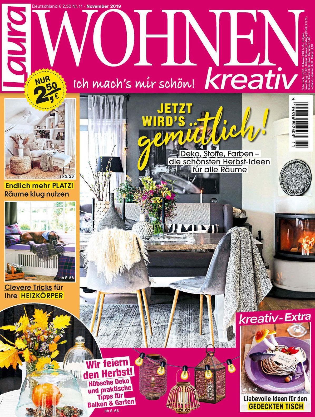 Laura WOHNEN kreativ - annual subscription