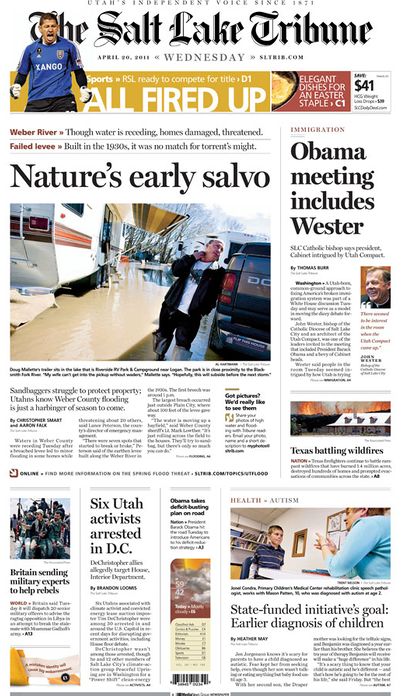 Salt Lake Tribune - annual subscription