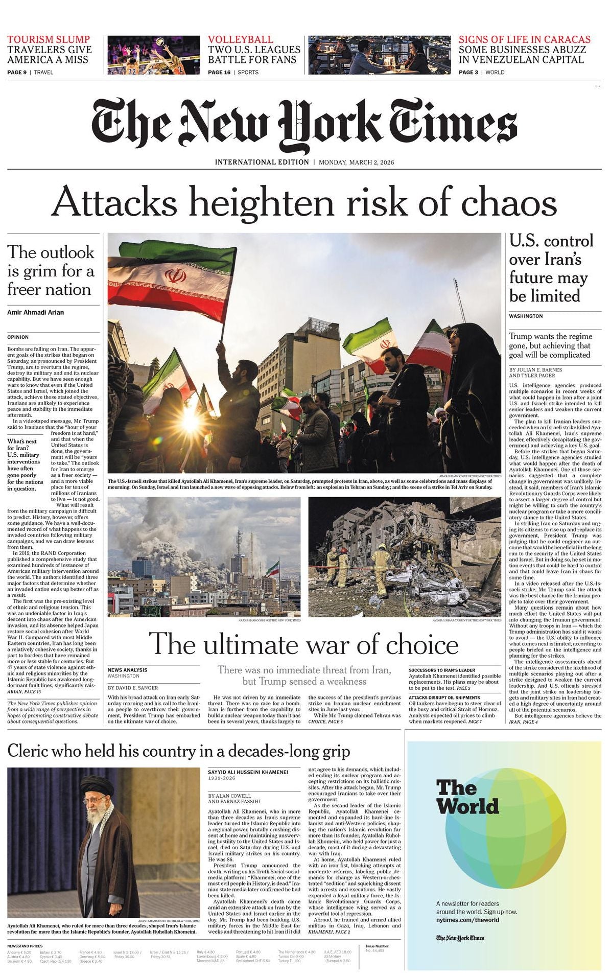 The New York Times International Edition - annual subscription
