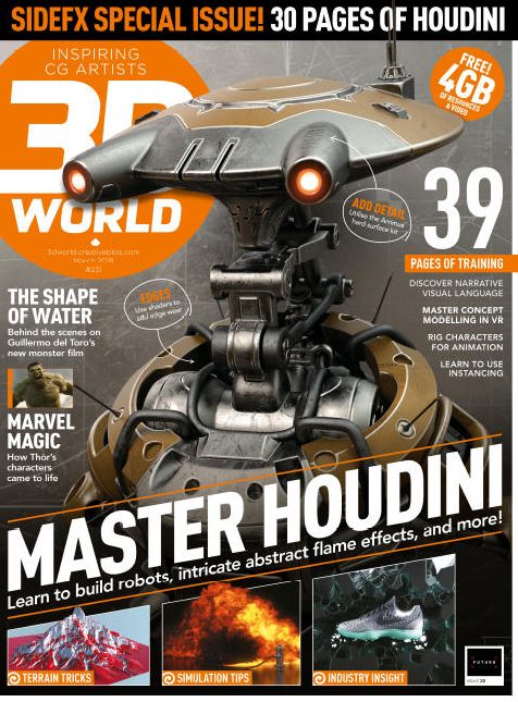 3D World Magazine-For 3D Artists and Animator - annual subscription