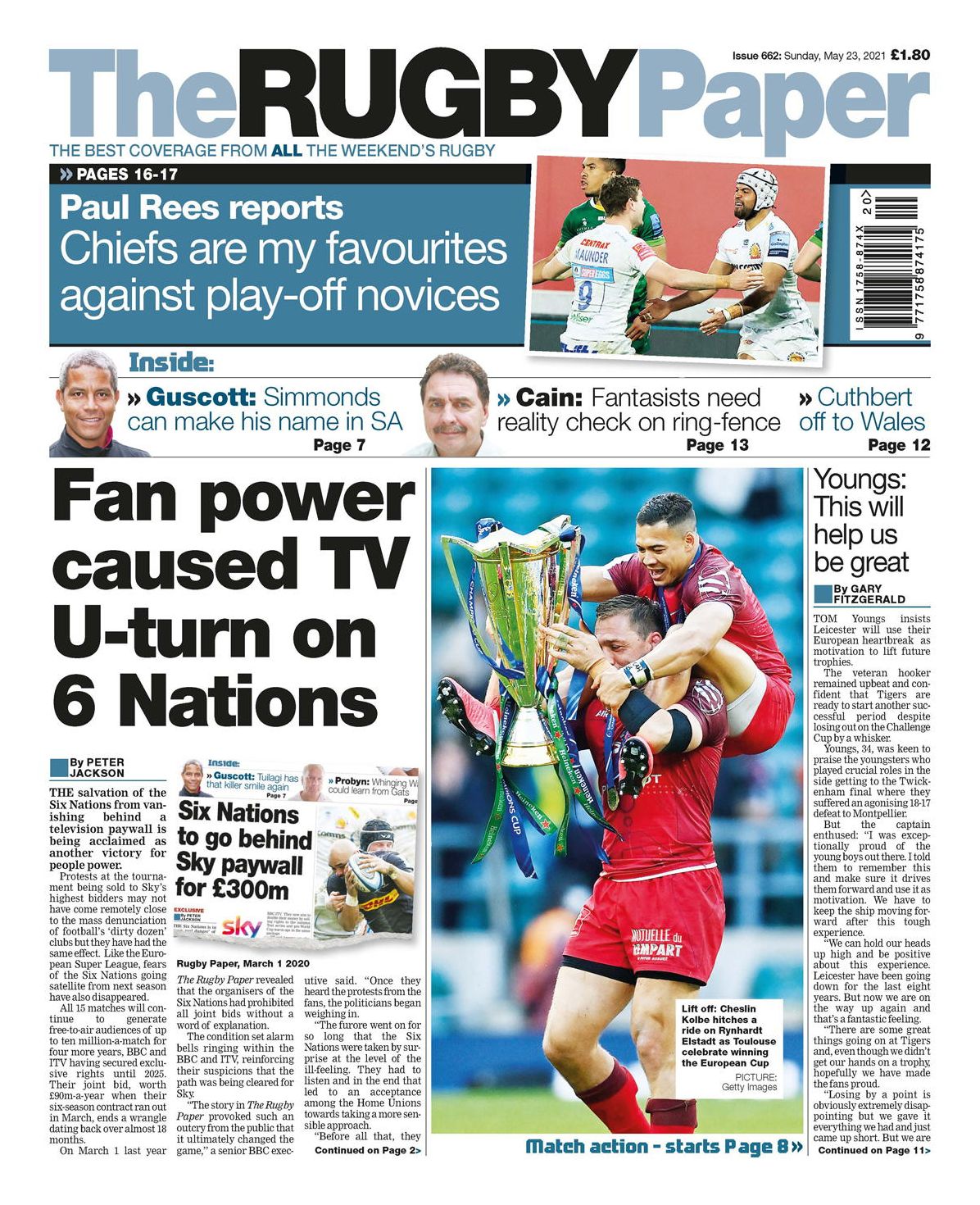 The Rugby Paper - annual subscription
