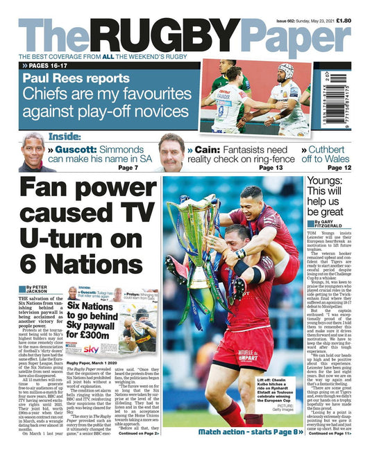 The Rugby Paper - annual subscription