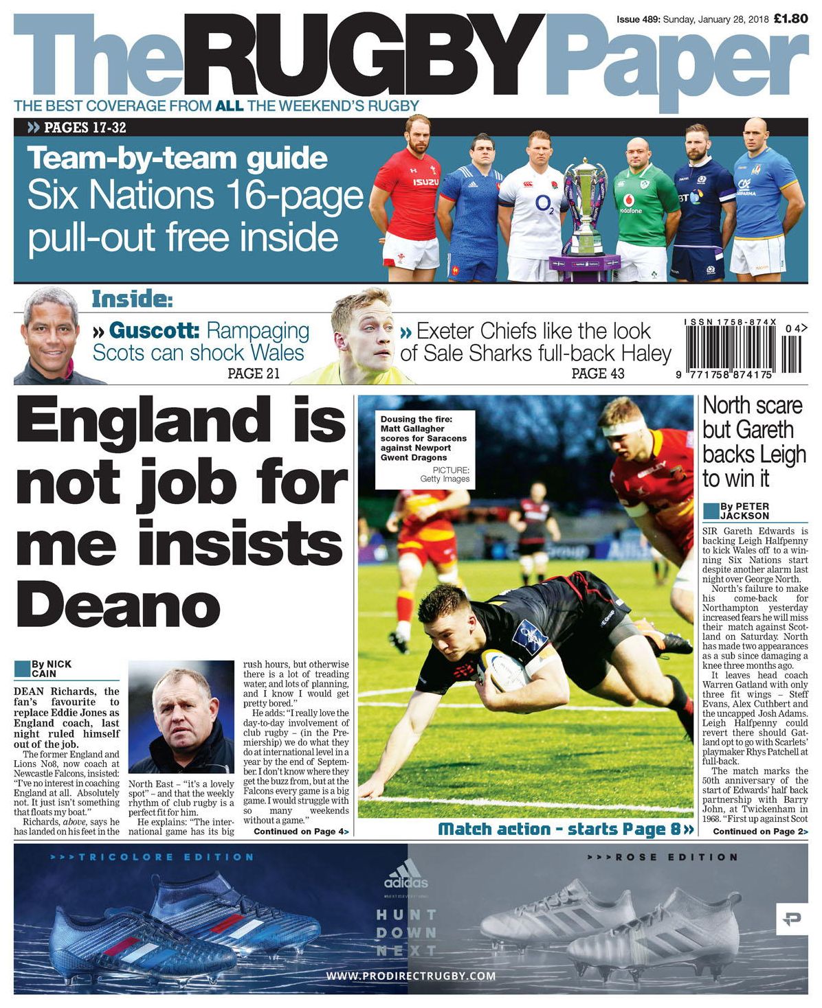 The Rugby Paper - annual subscription