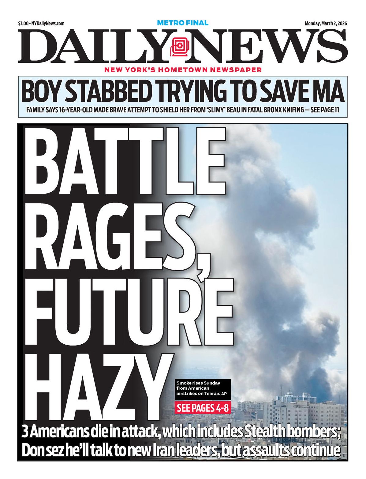 New York Daily News - annual subscription