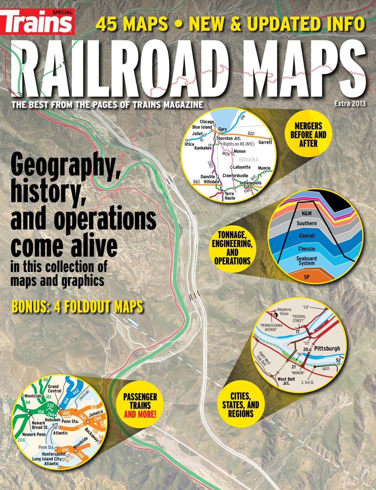 Trains Railroad Maps