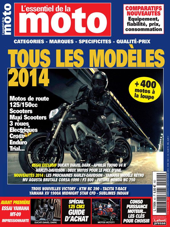 L'ESSENTIEL DE LA MOTO - September-November 2013