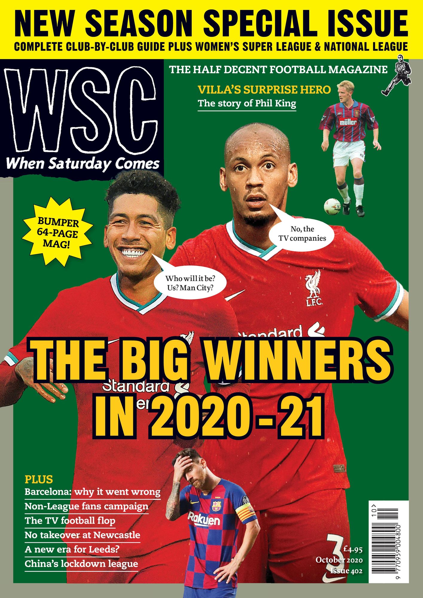 WHEN SATURDAY COMES - annual subscription
