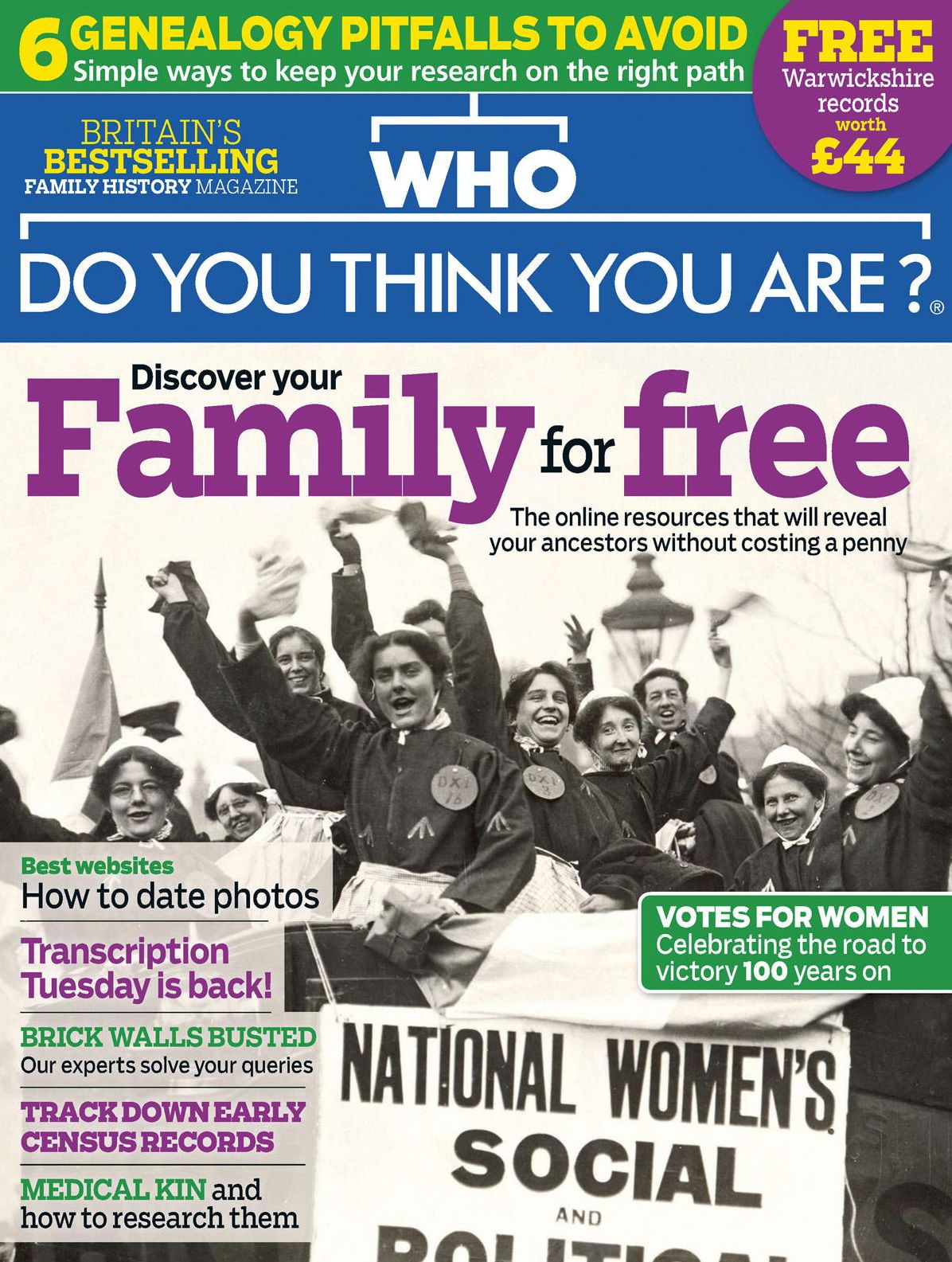 Who Do You Think You Are? Magazine - annual subscription