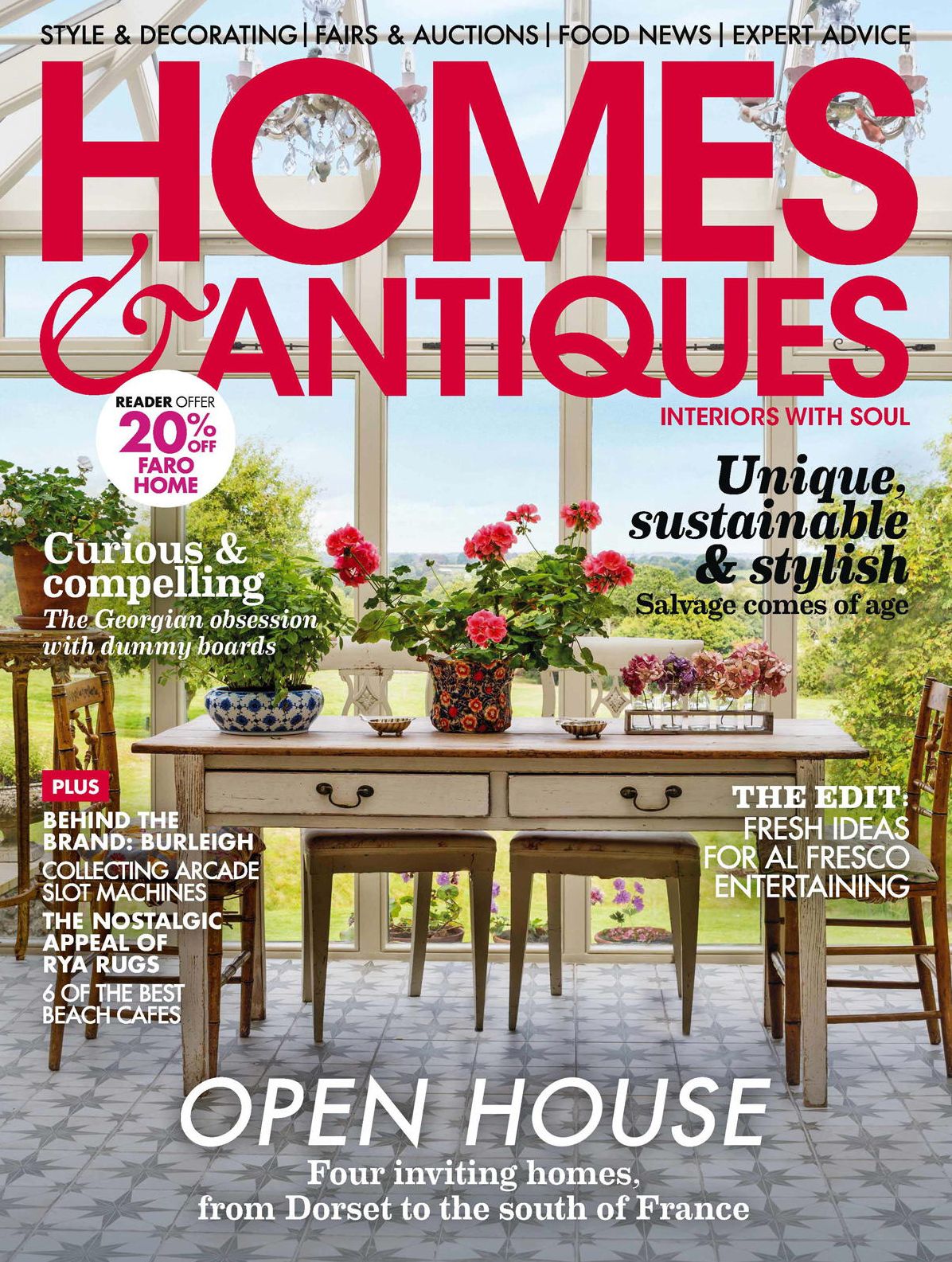 Homes and Antiques - annual subscription