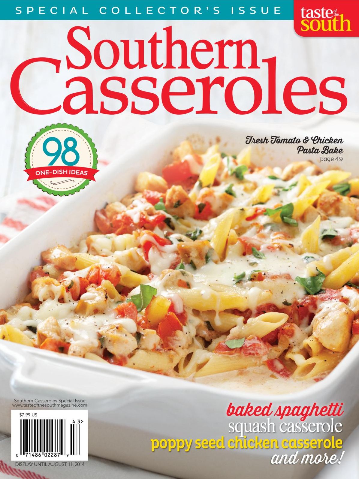 Taste of the South Southern Casseroles 2014
