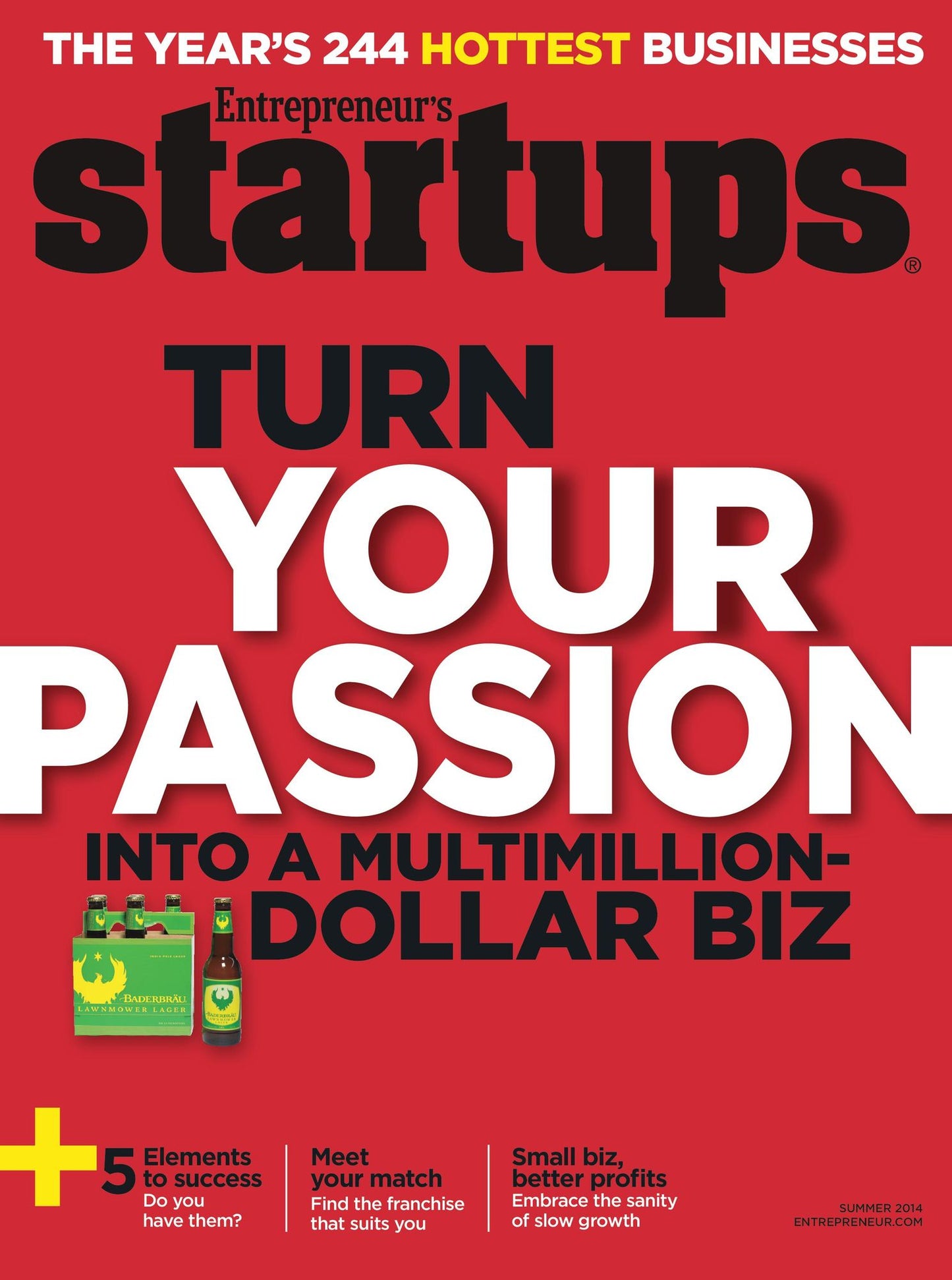 Entrepreneur's Startups - Summer 2014