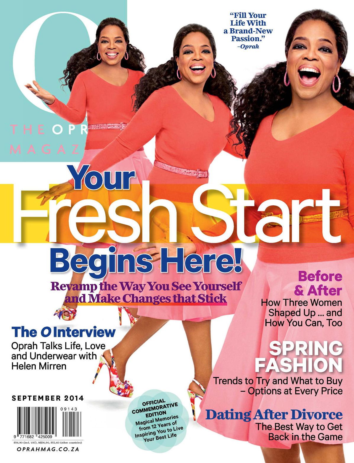 The O Magazine South Africa - September 2014