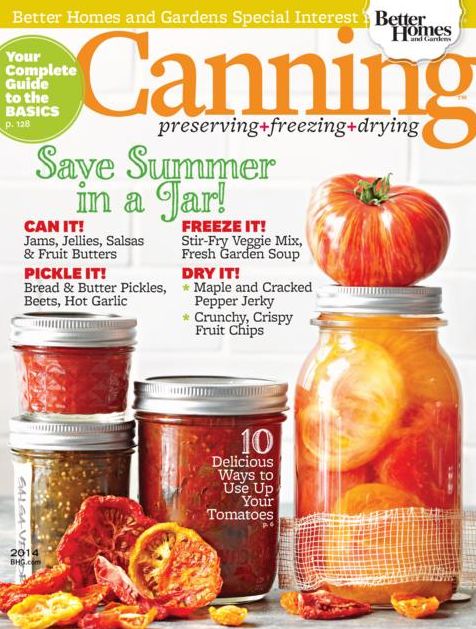 Better Homes and Gardens' Canning 2014