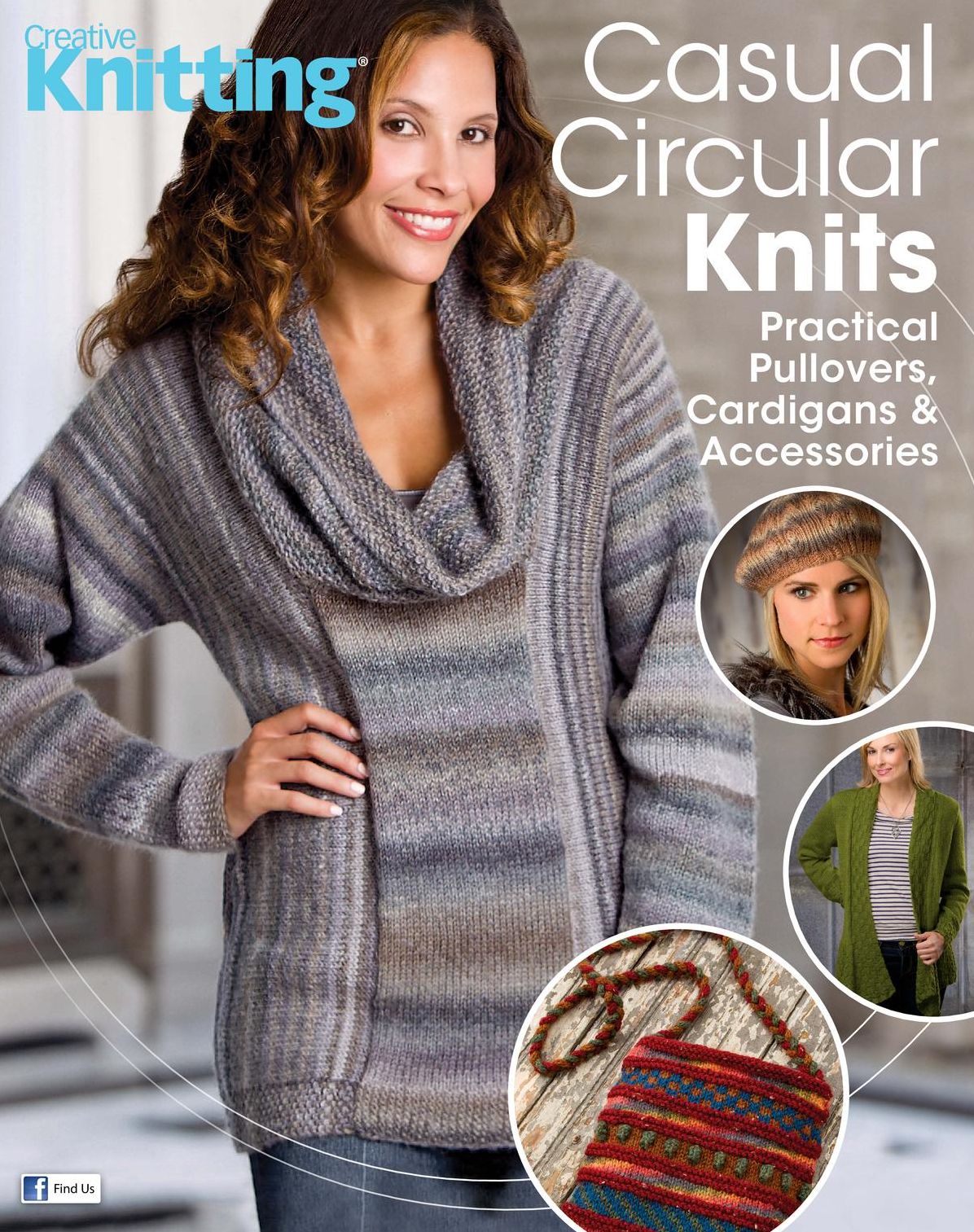 Casual Circular Knits Practical Pullovers, Cardigans and Accessories