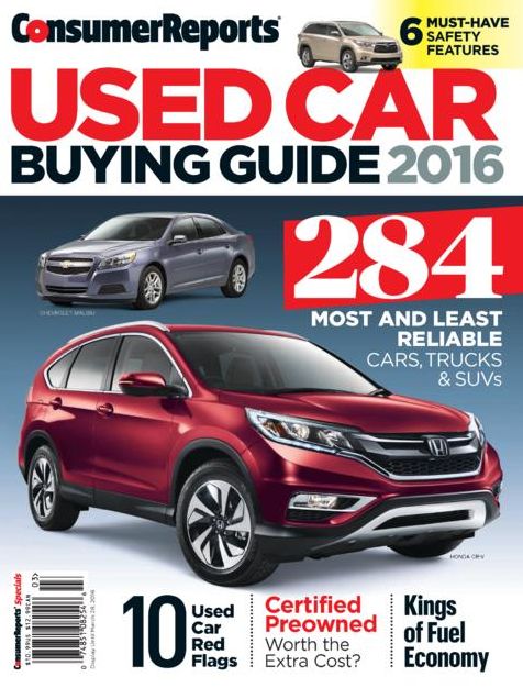 Consumer Reports: Used Car Buying Guide - March