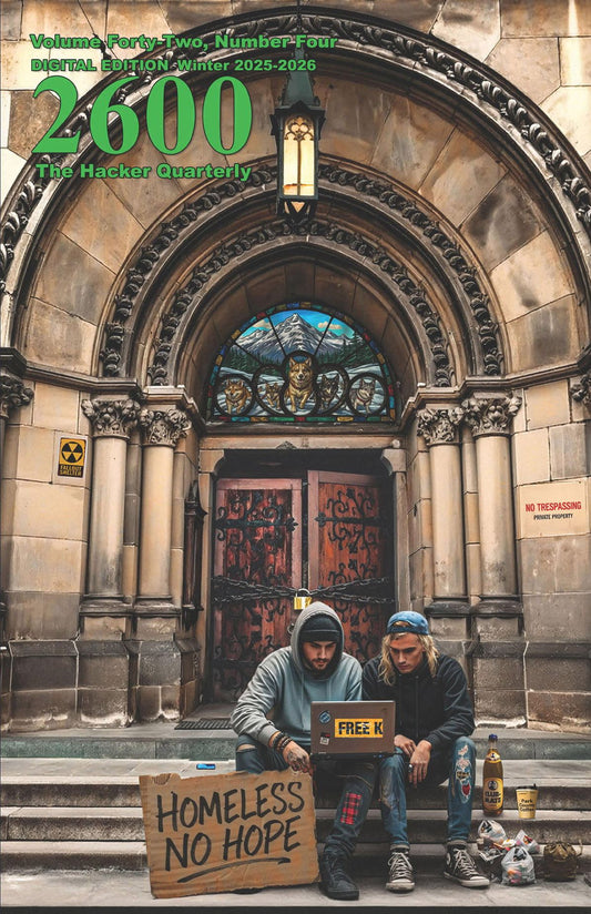 2600 Magazine - The Hacker Quarterly - annual subscription